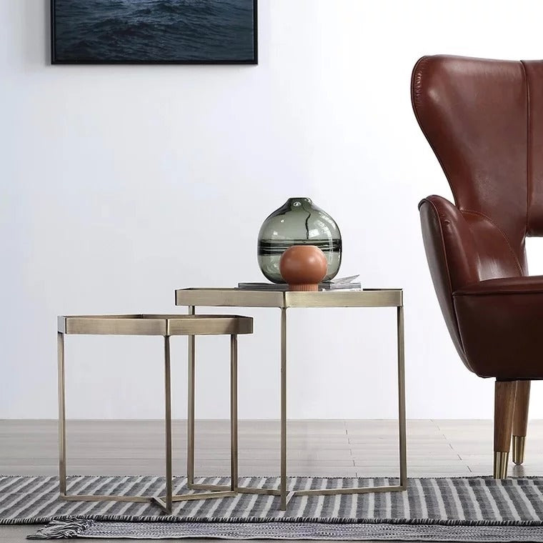 SAGE Modern Hexagon Side Table Lamp Table ( 3 Sizes )