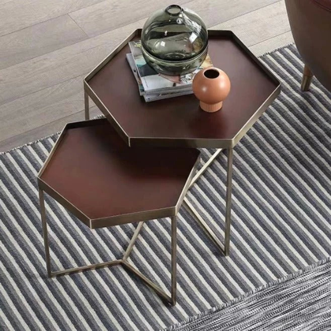 SAGE Modern Hexagon Side Table Lamp Table ( 3 Sizes )