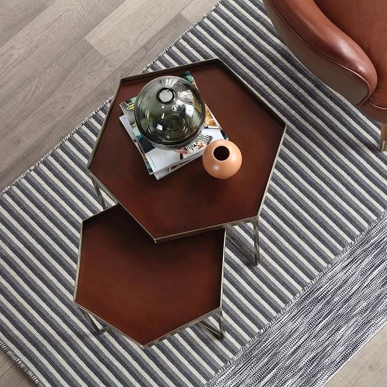 SAGE Modern Hexagon Side Table Lamp Table ( 3 Sizes )