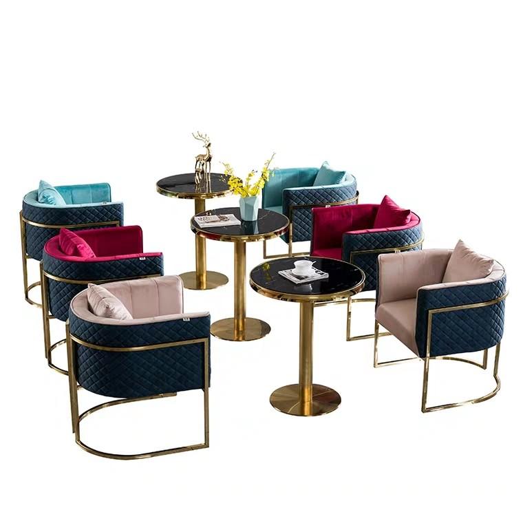 ASPEN Modern Contemporary Cafe Velvet Armchair