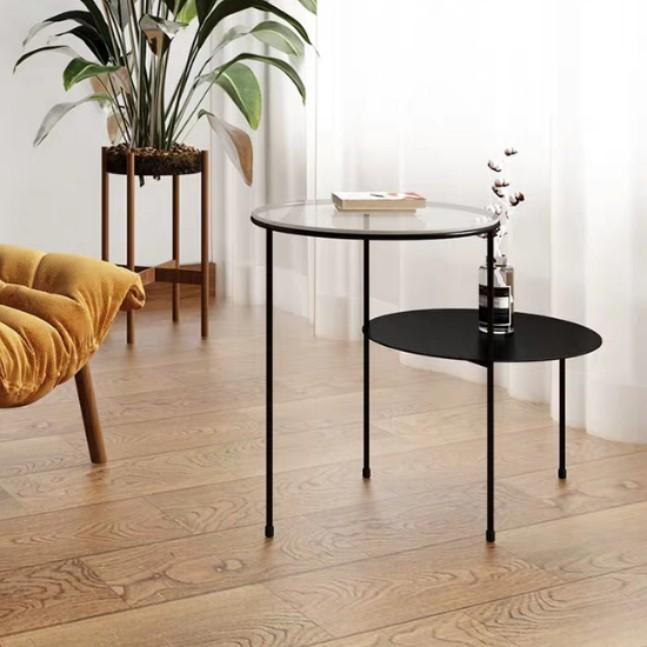 Melanie Minimalist Wireframe Accent Side Table