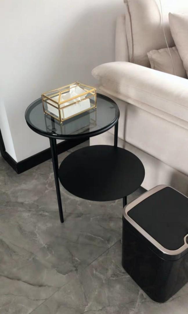 Melanie Minimalist Wireframe Accent Side Table