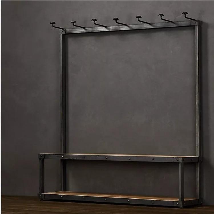 PAYTON Hallway Storage Bench Hanger