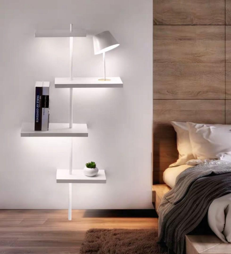 BRIELLE Floating Floor Lamp Shelf Lighting