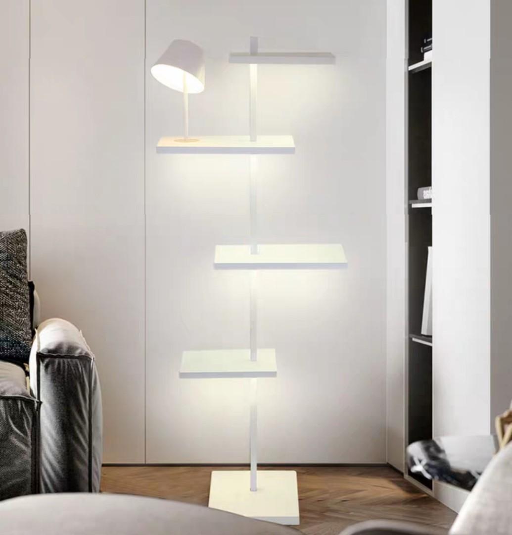 BRIELLE Floating Floor Lamp Shelf Lighting