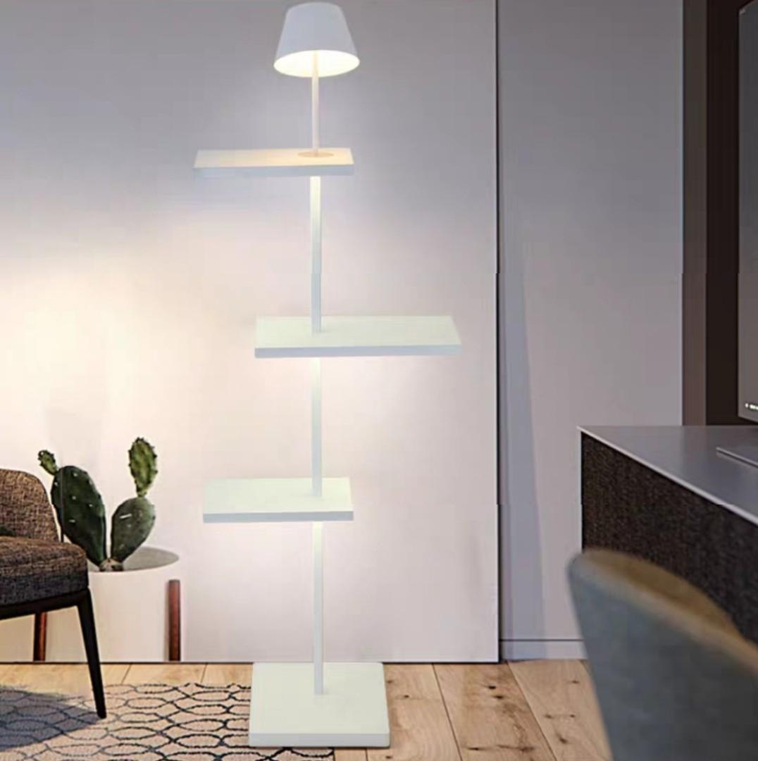 BRIELLE Floating Floor Lamp Shelf Lighting