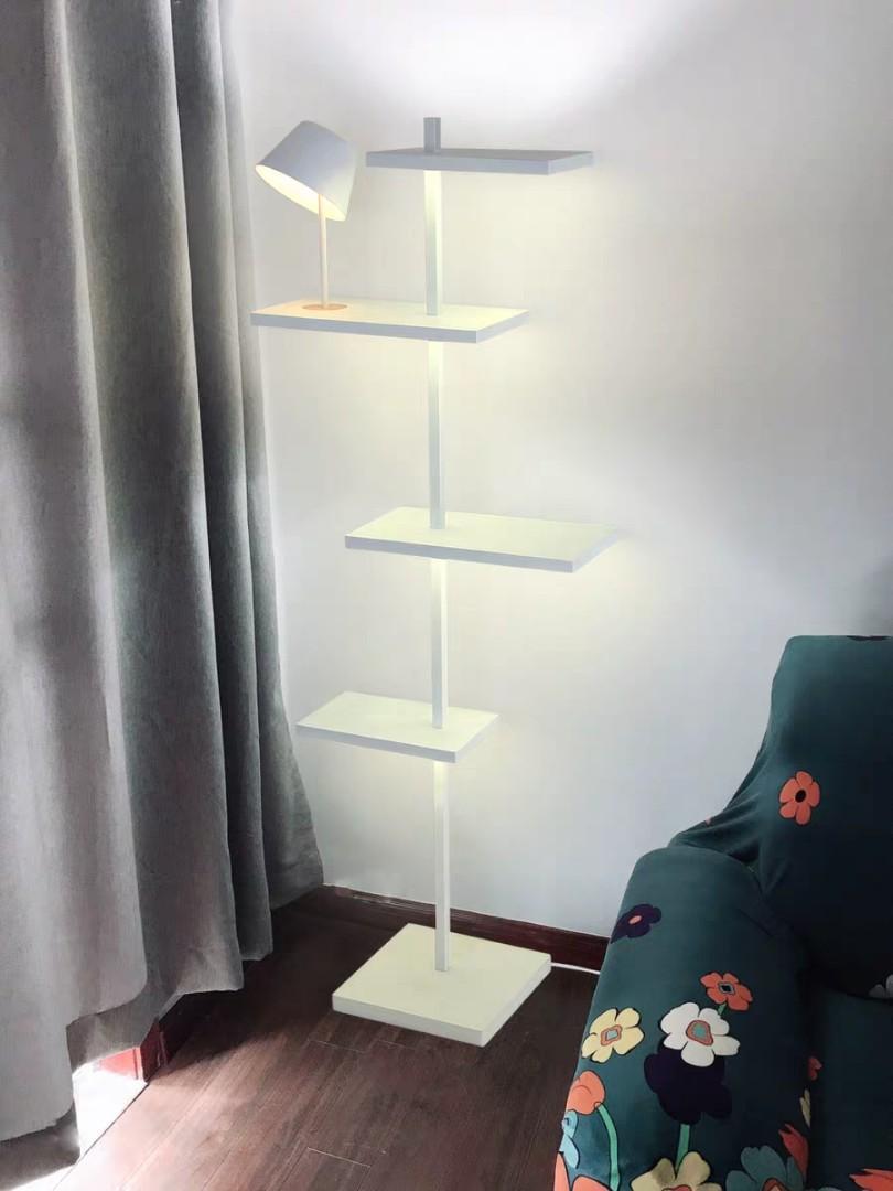 BRIELLE Floating Floor Lamp Shelf Lighting