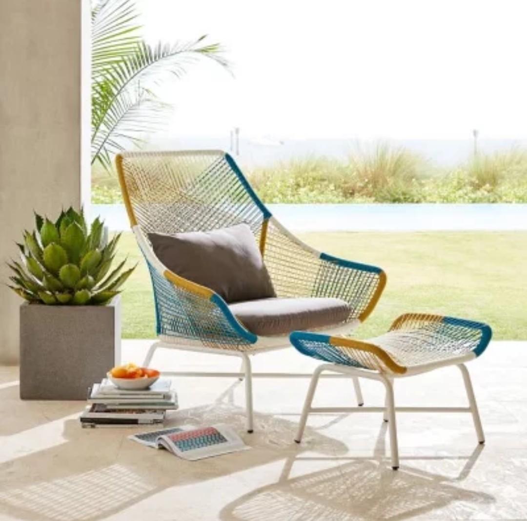 ATHENA Scandinavian Outdoor Chair Bench