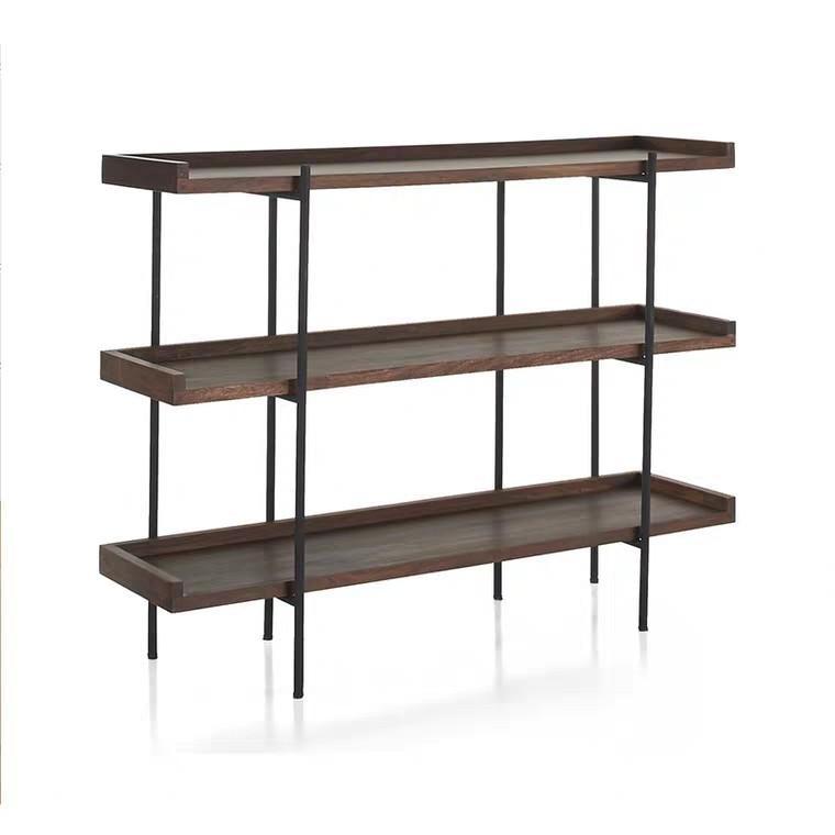 GEMMA Industrial Solid Wood Display Shelf