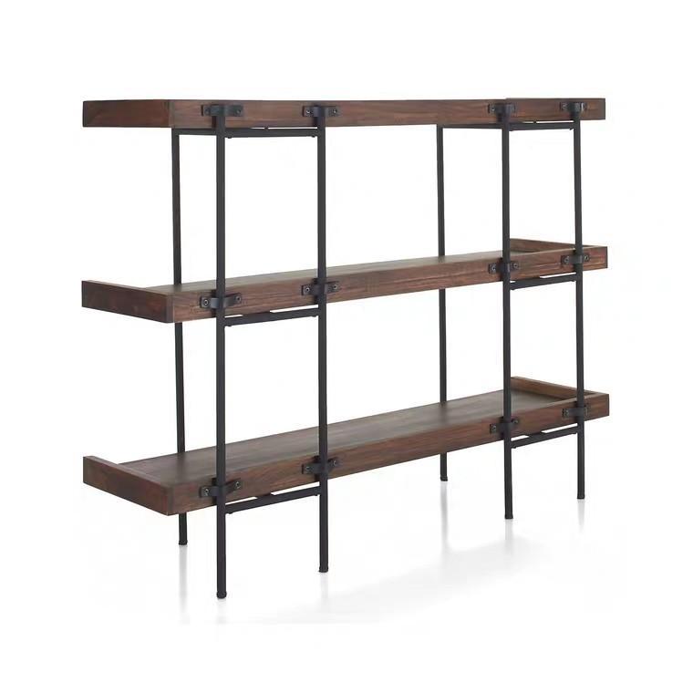 GEMMA Industrial Solid Wood Display Shelf