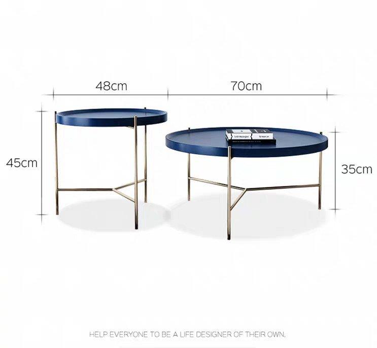 ELENA Modern Contemporary Round Coffee Table