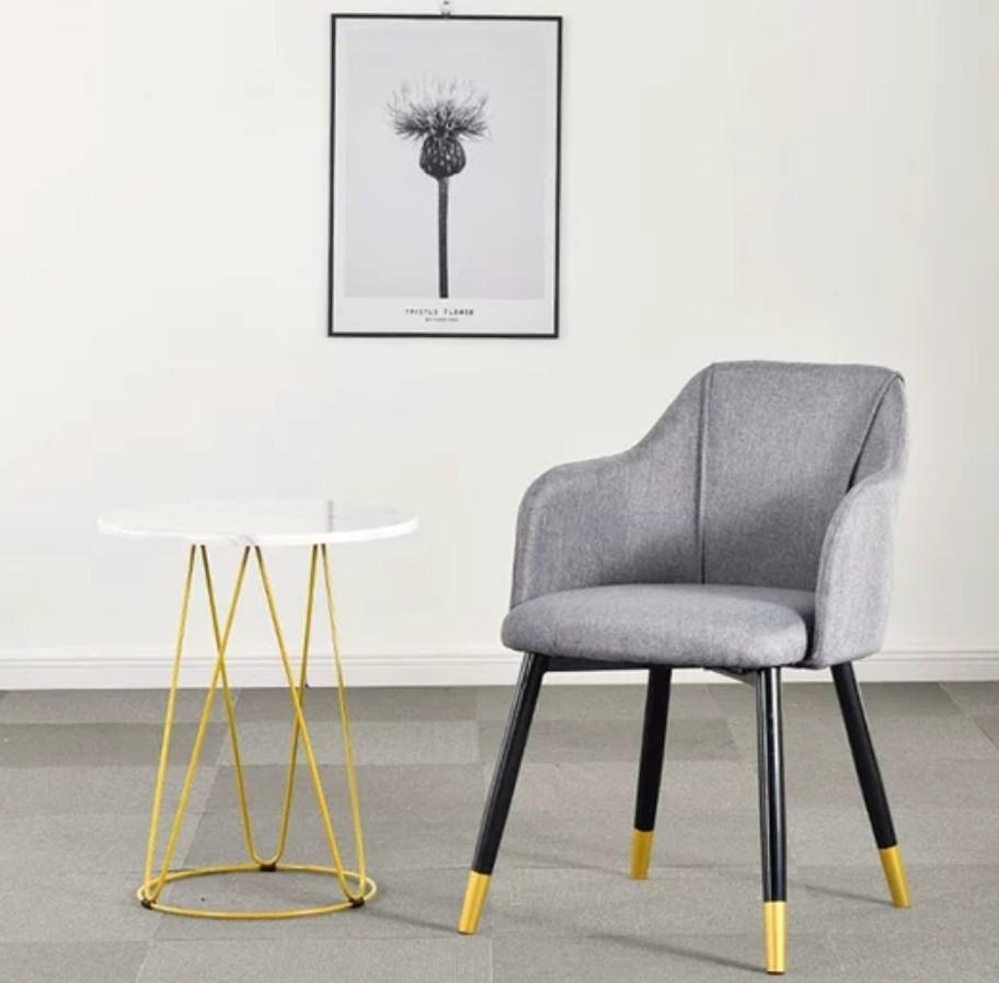 MAGNOLIA Duo Tone Fabric Dining Chair