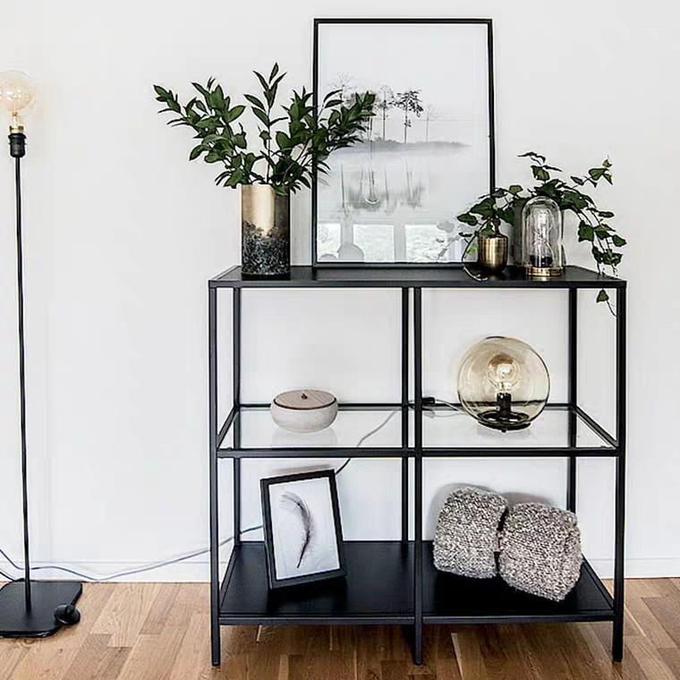 JOURNEE Wireframe Hallway Console Table Sofa Stand